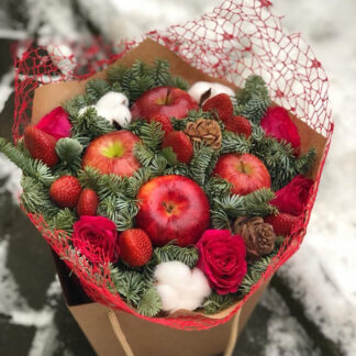 Новогодний букет Орешек